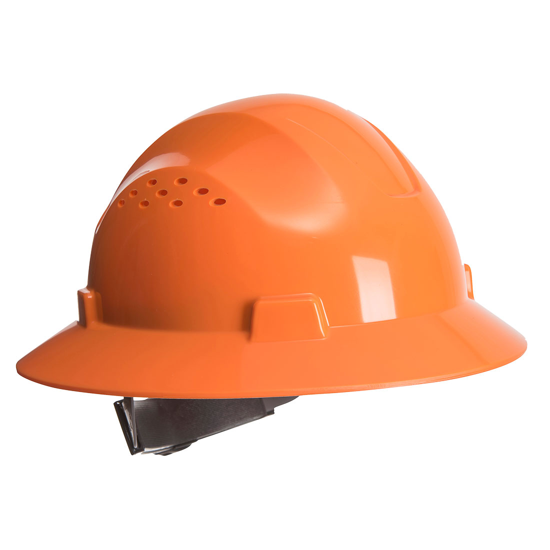 PW52 Portwest® Full Brim Premier Vented Hard Hat - Orange